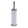 Croydex White And Stainless Steel Toilet Brush And Holder -Home Bathroom croydex white and stainless steel toilet brush and holder aj400141