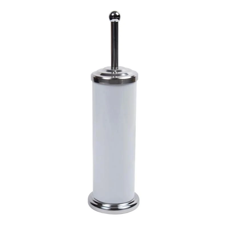 Croydex White And Stainless Steel Toilet Brush And Holder 3 Croydex White And Stainless Steel Toilet Brush And Holder