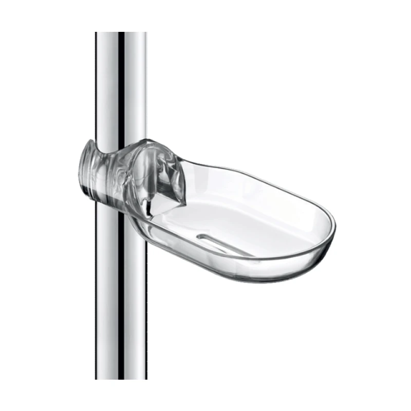 Delabie 25mm And 32mm Clip-on Sliding Soap Dish - Clear 3 Delabie 25mm And 32mm Clip-on Sliding Soap Dish - Clear