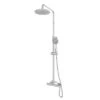Gainsborough Round Dual Outlet Bar Mixer Shower - Chrome