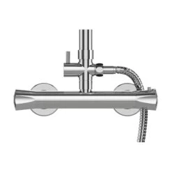 Gainsborough Round Dual Outlet Bar Mixer Shower - Chrome 8 Gainsborough Round Dual Outlet Bar Mixer Shower - Chrome -Home Bathroom gainsborough round dual outlet bar mixer shower chrome gdre 2