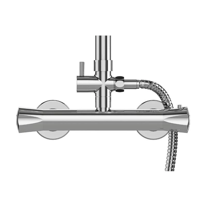 Gainsborough Round Dual Outlet Bar Mixer Shower - Chrome 5 Gainsborough Round Dual Outlet Bar Mixer Shower - Chrome - Image 3