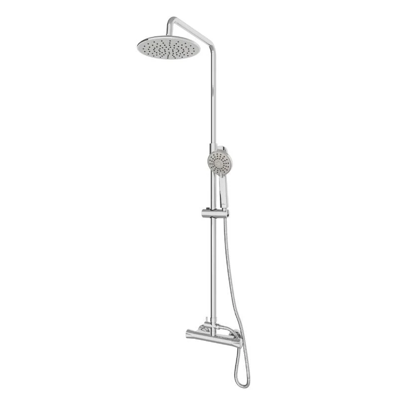 Gainsborough Round Dual Outlet Bar Mixer Shower - Chrome 3 Gainsborough Round Dual Outlet Bar Mixer Shower - Chrome