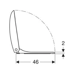 Geberit Citterio Toilet Seat - White -Home Bathroom geberit citterio toilet seat white 500.540.01.1 2