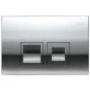 Geberit Delta35 Dual Flush Plate - Gloss Chrome 1 Geberit Delta35 Dual Flush Plate - Gloss Chrome -Home Bathroom geberit delta35 dual flush plate gloss chrome 115.135.21.5