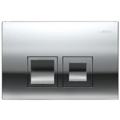 Geberit Delta35 Dual Flush Plate - Gloss Chrome