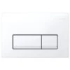 Geberit Delta50 Dual Flush Plate - White 2 Geberit Delta50 Dual Flush Plate - White -Home Bathroom geberit delta50 dual flush plate white 115.105.11.5