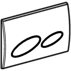 Geberit Kappa20 Dual Flush Plate - Bright Chrome -Home Bathroom geberit kappa20 dual flush plate bright chrome 115.228.21.1 3