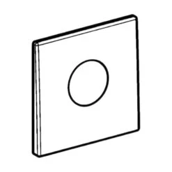 Geberit Mambo Urinal Cover Plate - Stainless Steel