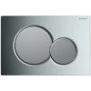 Geberit Sigma01 Dual Flush Plate - Brushed/matt Chrome -Home Bathroom geberit sigma01 dual flush plate brushed matt chrome 115.770.ka .5