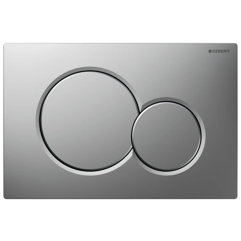 Geberit Sigma01 Dual Flush Plate - Matt Chrome 3 Geberit Sigma01 Dual Flush Plate - Matt Chrome