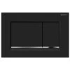 Geberit Sigma30 Dual Flush Plate - Matt Black / Chrome -Home Bathroom geberit sigma30 dual flush plate matt black chrome 115.883.14.1