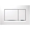 Geberit Sigma30 Dual Flush Plate - White/bright Chrome