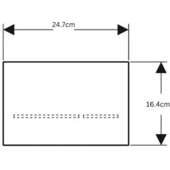 Geberit Sigma80 Electronic Touchless Dual Flush Plate - Mains Operation - Glass Reflective -Home Bathroom geberit sigma80 electronic touchless dual flush plate mains operation glass reflective 116.090.sm .6 3