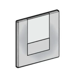 Geberit Tango Urinal Cover Plate - Chrome