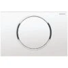 Geberit Type 10 Flush Plate - White/gloss