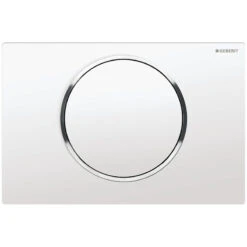 Geberit Type 10 Flush Plate - White/gloss