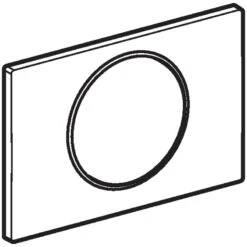 Geberit Type 10 Flush Plate - White/gloss -Home Bathroom geberit type 10 flush plate white gloss 115.758.kj .5 3