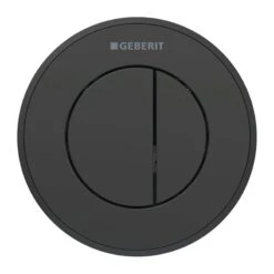 Geberit Type 10 Pnuematic Dual Flush Button - Matt Black