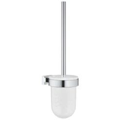 Grohe Essentials Cube Toilet Brush Set - Chrome