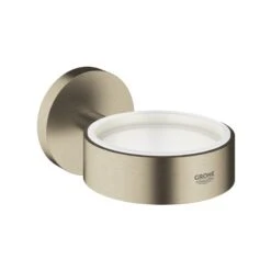 Grohe Essentials Glass/Soap Dish Holder - Brushed Nickel