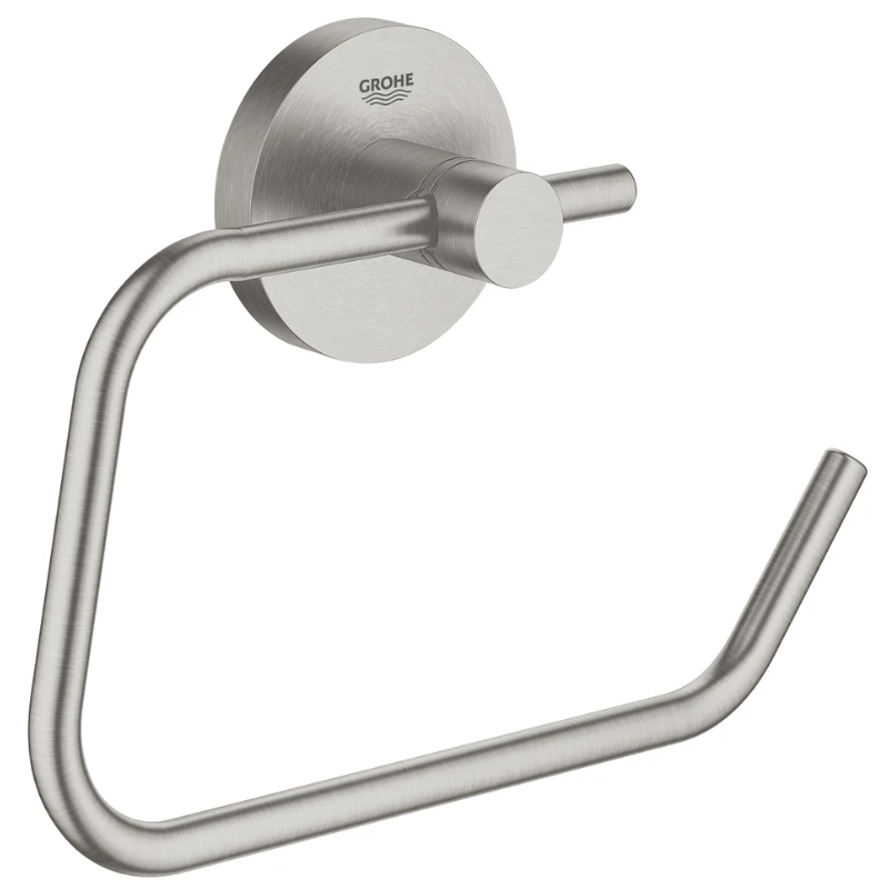 Grohe Essentials Toilet Roll Holder - Supersteel 3 Grohe Essentials Toilet Roll Holder - Supersteel
