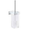 Grohe Selection Cube Toilet Brush Set - Chrome