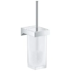 Grohe Selection Cube Toilet Brush Set - Chrome