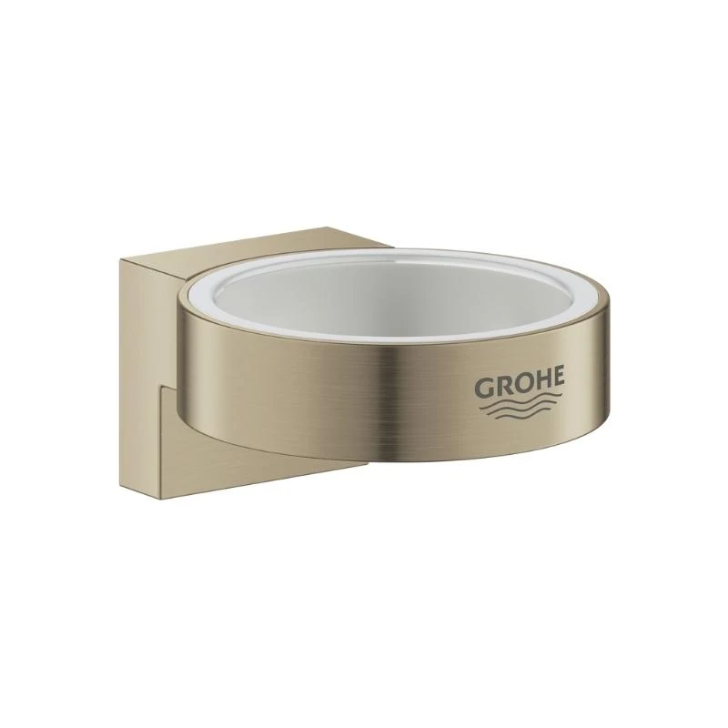 Grohe Selection Glass/Soap Dish Holder - Brushed Nickel 3 Grohe Selection Glass/Soap Dish Holder - Brushed Nickel