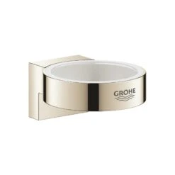 Grohe Selection Glass/Soap Dish Holder - Polished Nickel