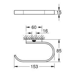 Grohe Selection Toilet Roll Holder - Brushed Warm Sunset 7 Grohe Selection Toilet Roll Holder - Brushed Warm Sunset -Home Bathroom grohe selection toilet roll holder brushed warm s 41068dl0 2