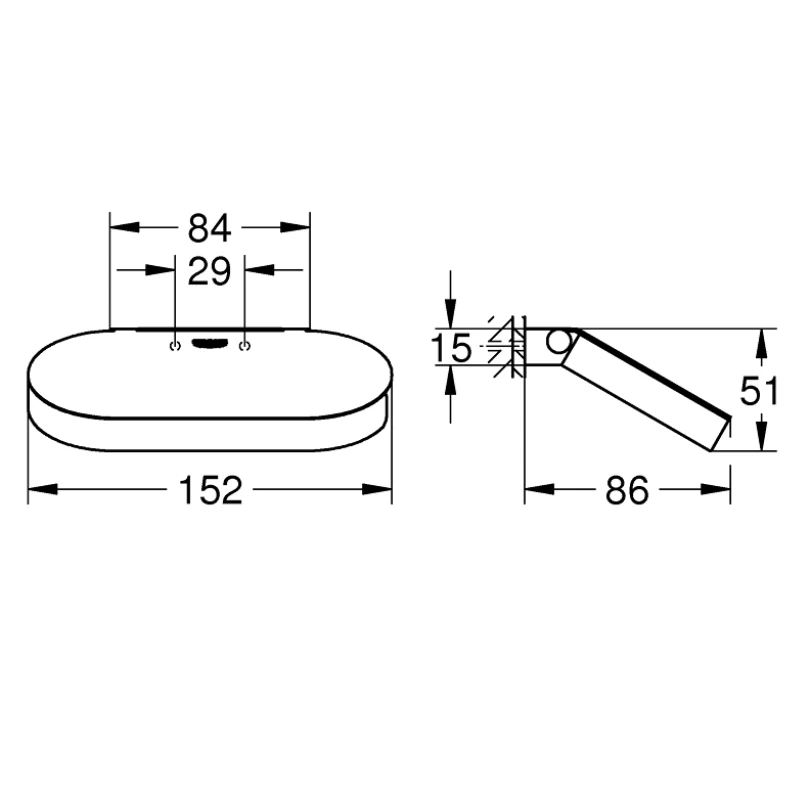 Grohe Selection Toilet Roll Holder With Cover - Brushed Cool Sunrise 5 Grohe Selection Toilet Roll Holder With Cover - Brushed Cool Sunrise - Image 3