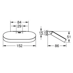 Grohe Selection Toilet Roll Holder With Cover - Brushed Warm Sunset -Home Bathroom grohe selection toilet roll holder with cover brushed warm sunset 41069dl0 2