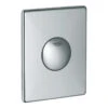 Grohe Skate Mechanical Push Wall Plate (single Flush) - Chrome -Home Bathroom grohe skate manual push wall plate single flush chrome 37547 000