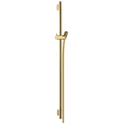 Hansgrohe Unica Shower Rail S Puro - 90cm With Shower Hose - Polished Gold Optic