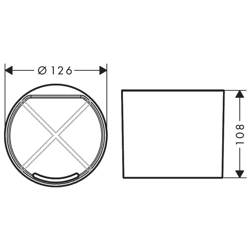 Hansgrohe WallStoris Tumbler - Matt Black 4 Hansgrohe WallStoris Tumbler - Matt Black - Image 2