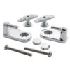 Ideal Standard Creat Normal Close Seat And Cover Hinge Set - Chrome -Home Bathroom ideal standard creat normal close seat and cover hinge set chrome ev197aa