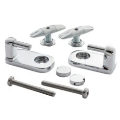 Ideal Standard Creat Normal Close Seat And Cover Hinge Set - Chrome