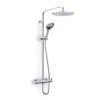Inta Kiko Deluxe Dual Thermostatic Bar Mixer Shower - Chrome