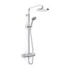 Inta Kiko Dual Thermostatic Bar Mixer Shower - Chrome -Home Bathroom inta kiko dual thermostatic bar mixer shower chrome kk10032cp