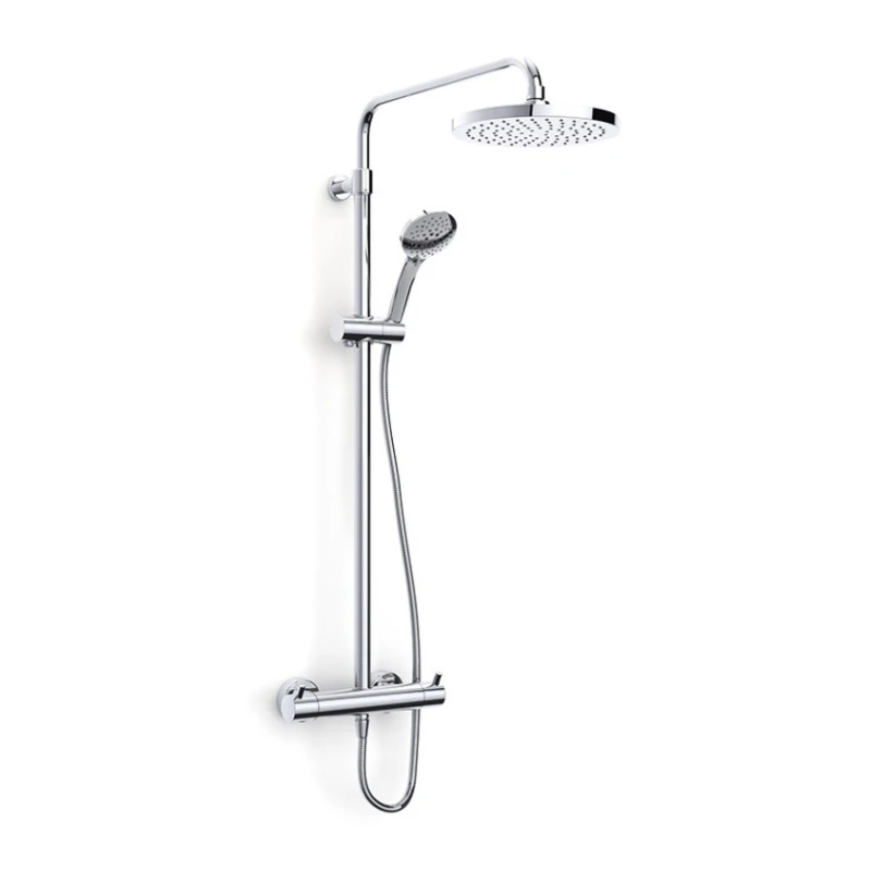 Inta Kiko Dual Thermostatic Bar Mixer Shower - Chrome 3 Inta Kiko Dual Thermostatic Bar Mixer Shower - Chrome
