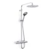 Inta Puro Deluxe Dual Thermostatic Bar Mixer Shower - Chrome -Home Bathroom inta puro deluxe dual thermostatic bar mixer shower chrome pu10036cp