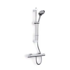 Inta Puro Deluxe Thermostatic Bar Mixer Shower - Chrome