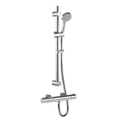 Inta Puro Safe Touch Thermostatic Bar Mixer Shower - Chrome