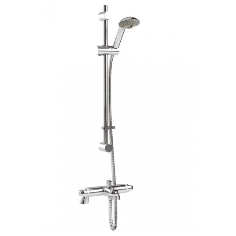 Inta Telo Thermostatic Deck Mounted Bath Mixer Shower - Chrome 3 Inta Telo Thermostatic Deck Mounted Bath Mixer Shower - Chrome