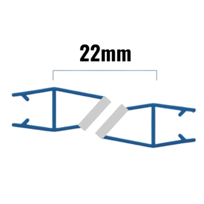 Inventive Creations Magnetic Inline Seals - 8mm Glass- Pair - 1900mm Long 4 Inventive Creations Magnetic Inline Seals - 8mm Glass- Pair - 1900mm Long - Image 2