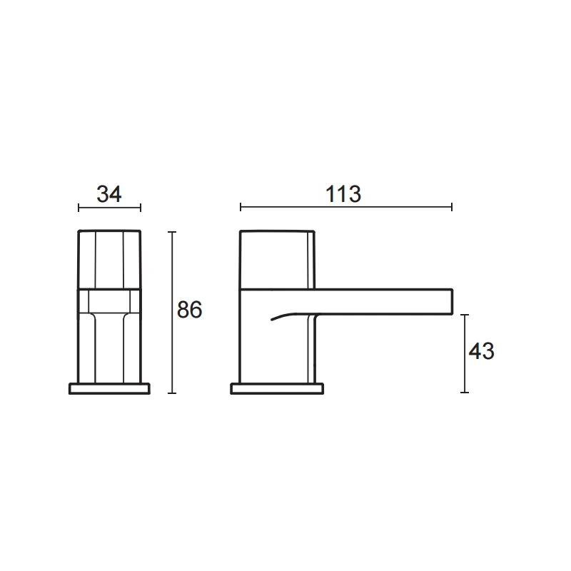 Mira Precision Basin Pillar Taps 4 Mira Precision Basin Pillar Taps - Image 2