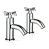 Mira Revive Basin Pillar Taps -Home Bathroom mira revive basin pillar taps 2.1819.002