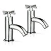 Mira Revive Bath Pillar Taps -Home Bathroom mira revive bath pillar taps 2.1819.003