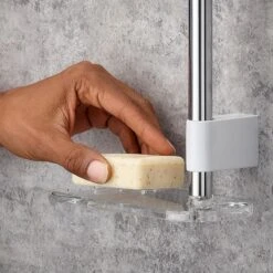 Mira Beat Slide Bar Kit - White/chrome -Home Bathroom mira beat slide bar kit white chrome 2.1703.017 2